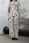 Archivio J.M.Ribot Natural stain sweater KN42/EP